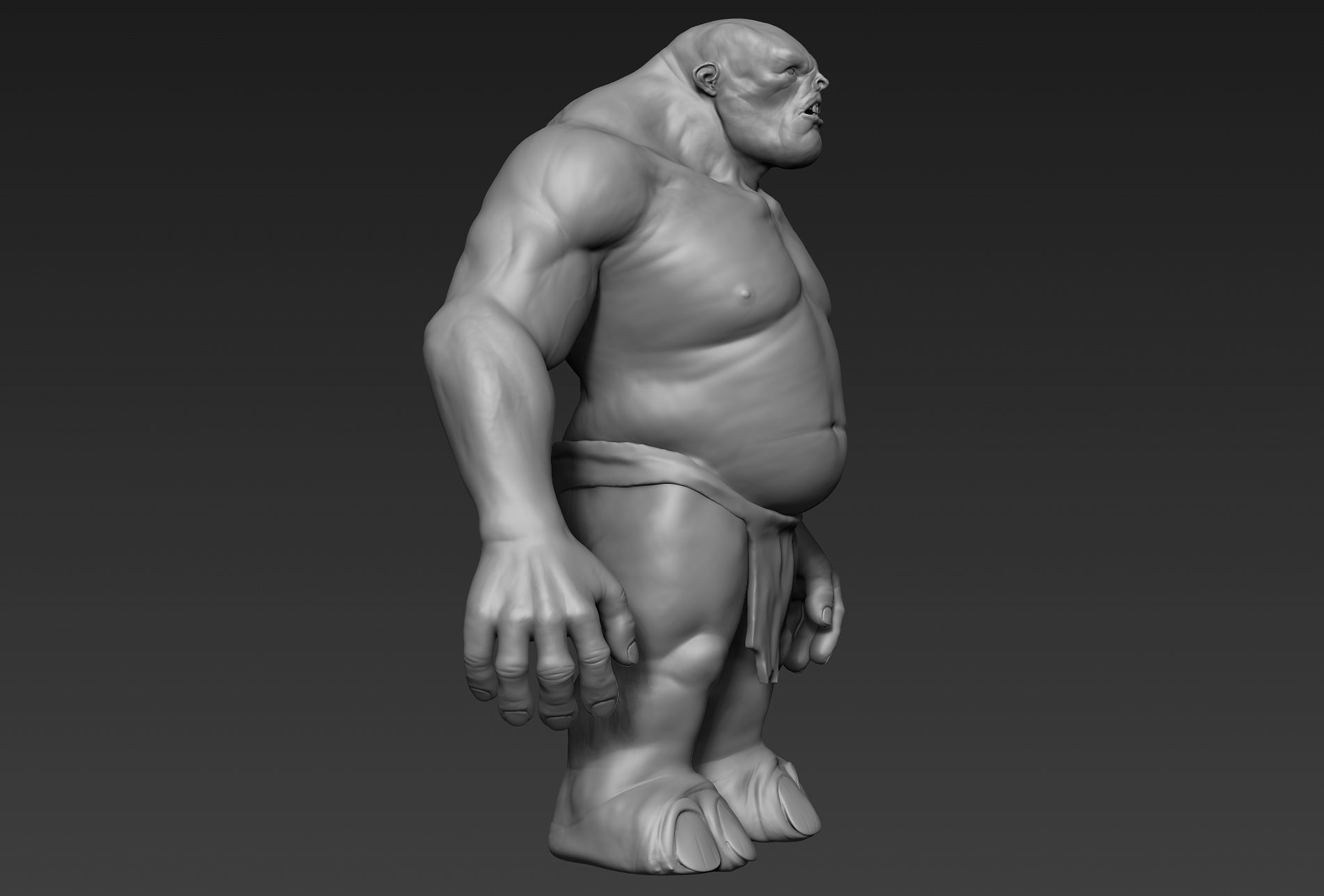 Troll ogre 3D model_5
