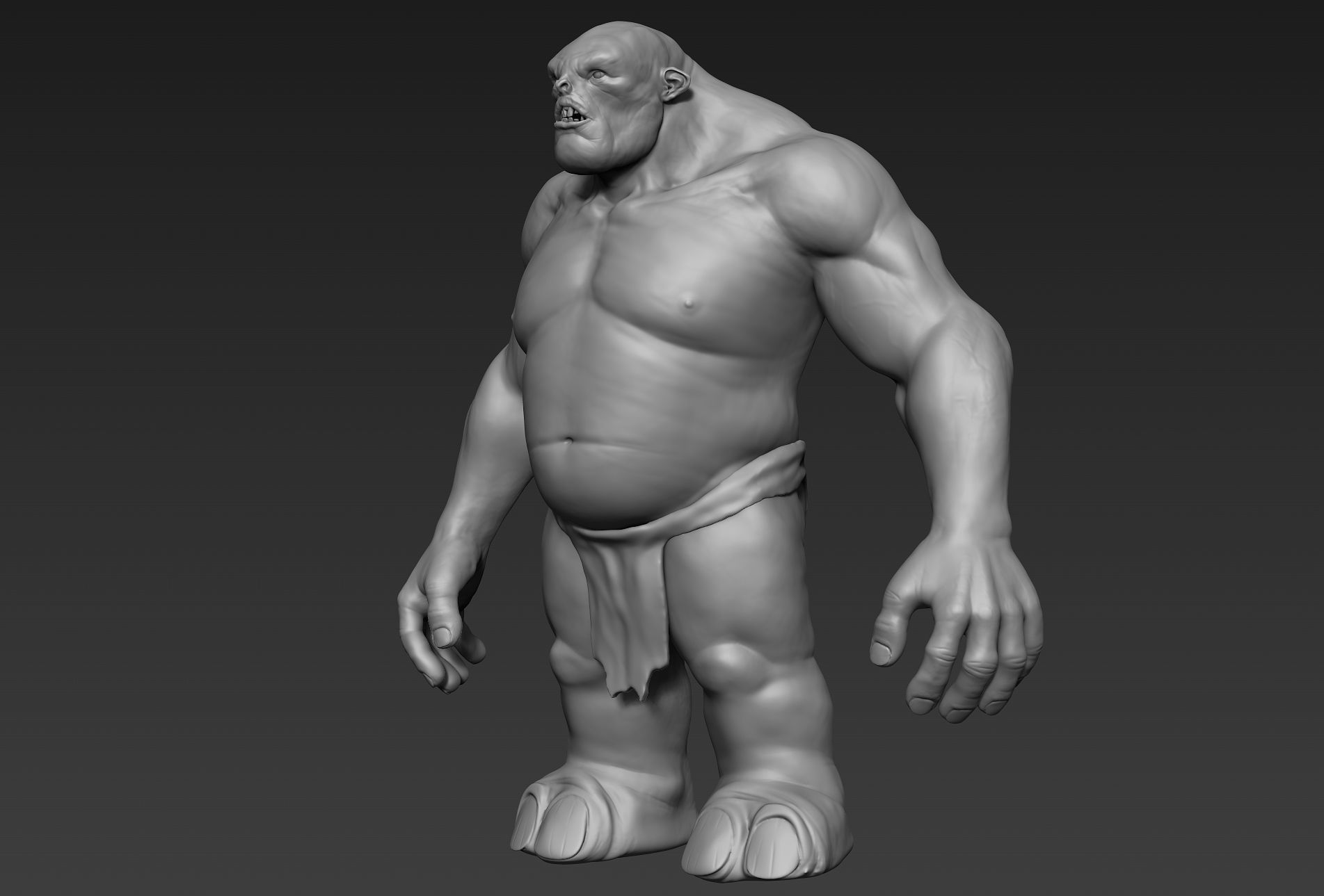 Troll ogre 3D model_3