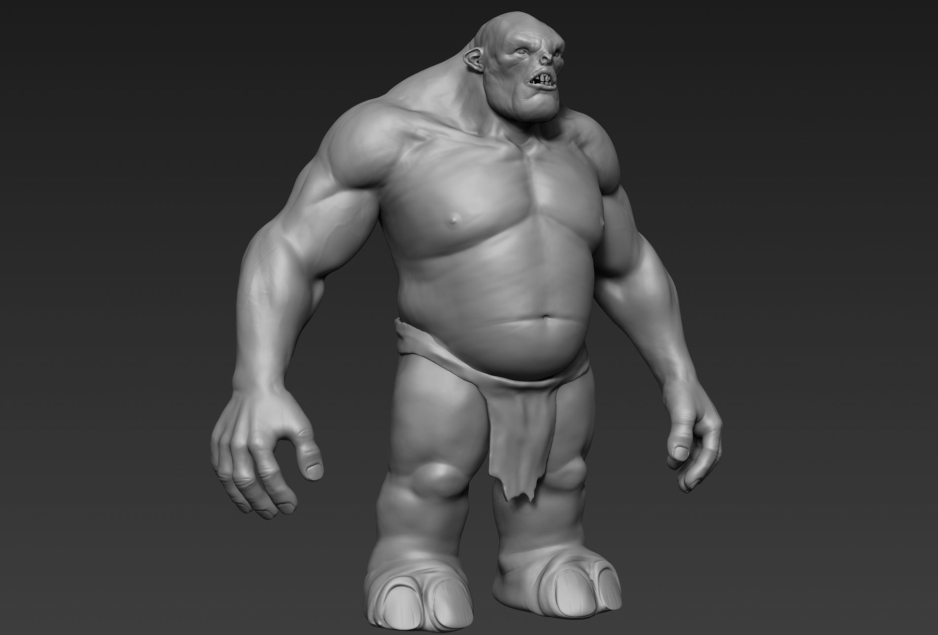 Troll ogre 3D model_1