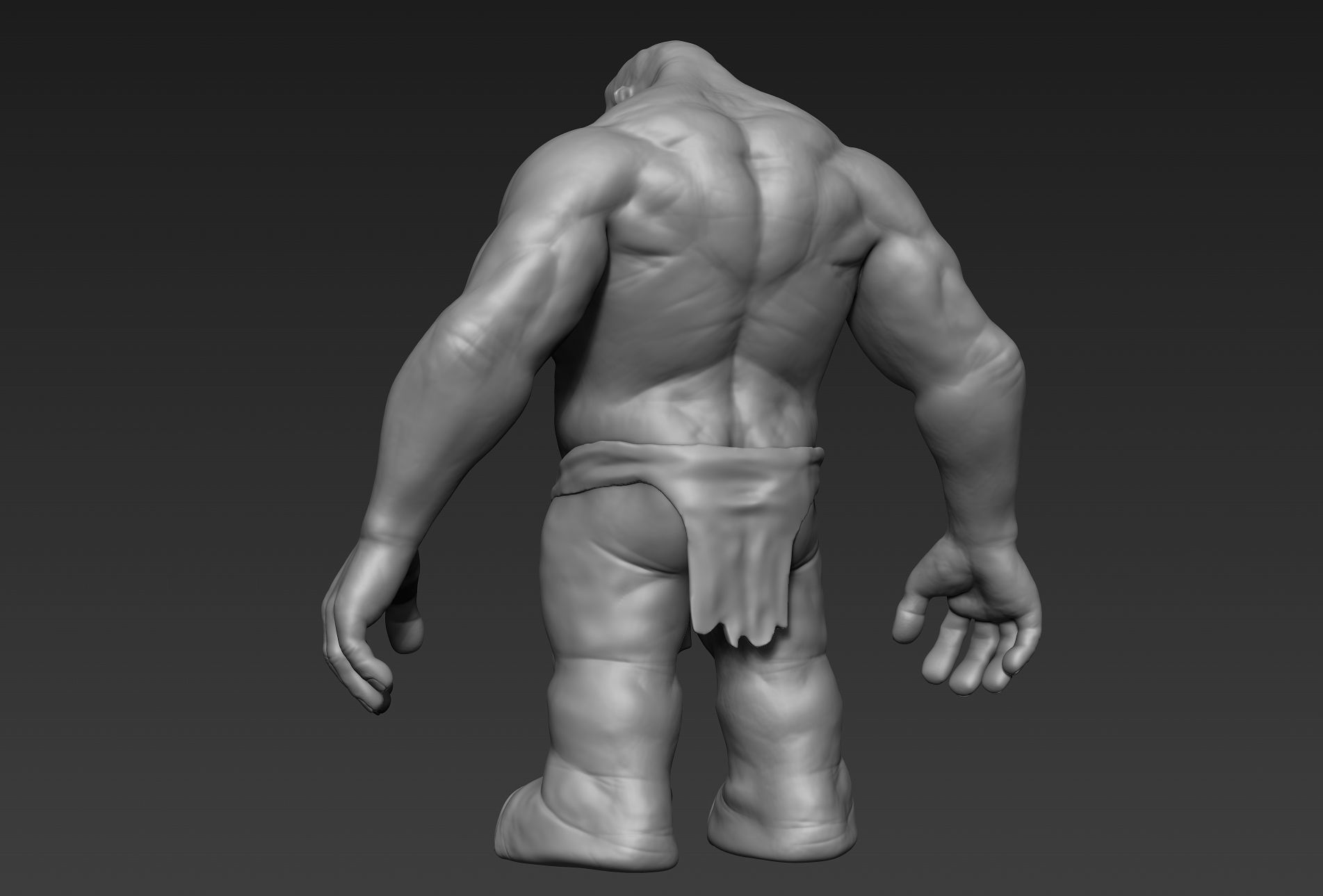 Troll ogre 3D model_4