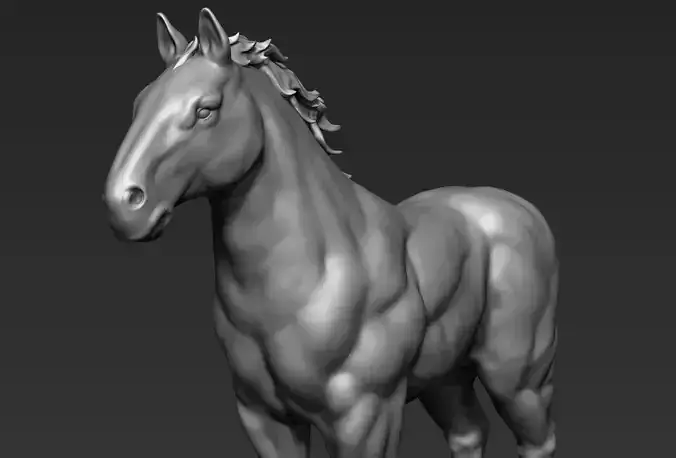War Horse 3D model