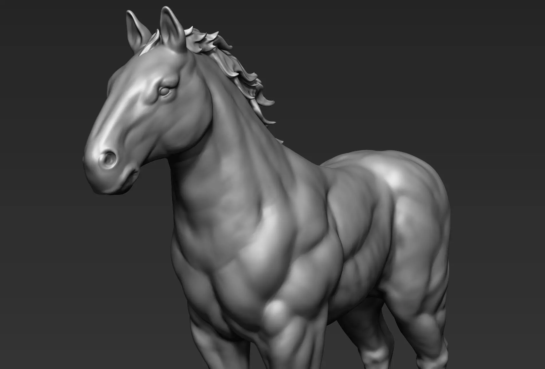 War Horse 3D model