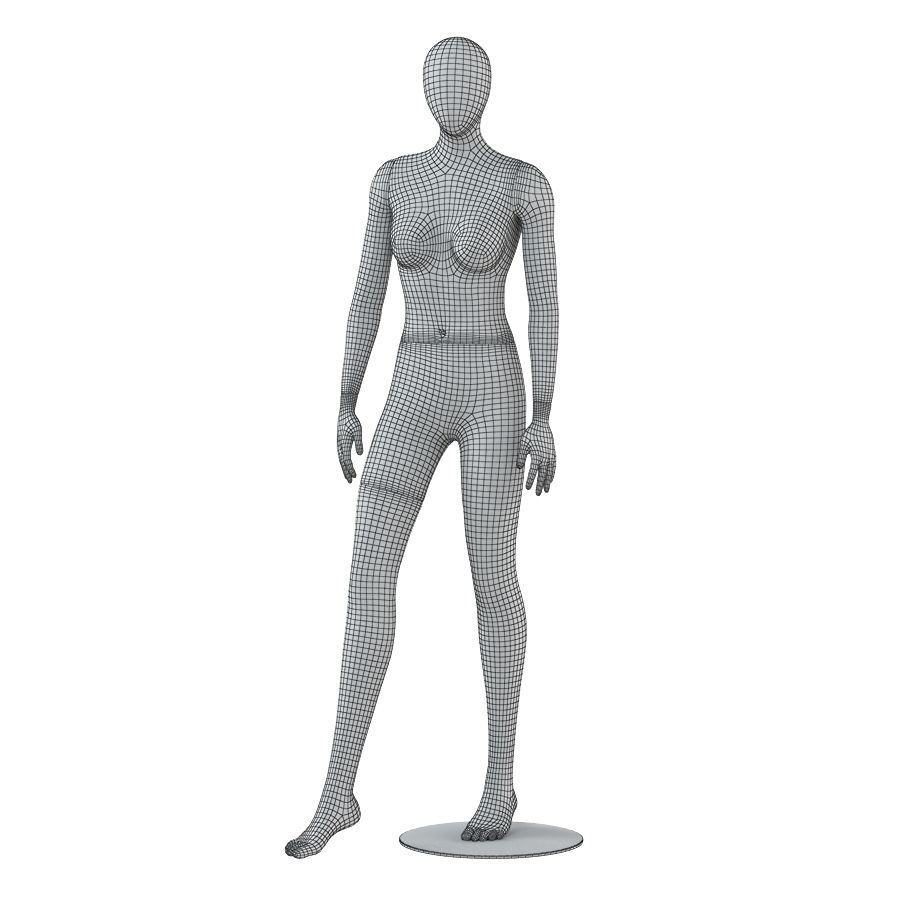 Abstract female mannequin 19 3D model_5