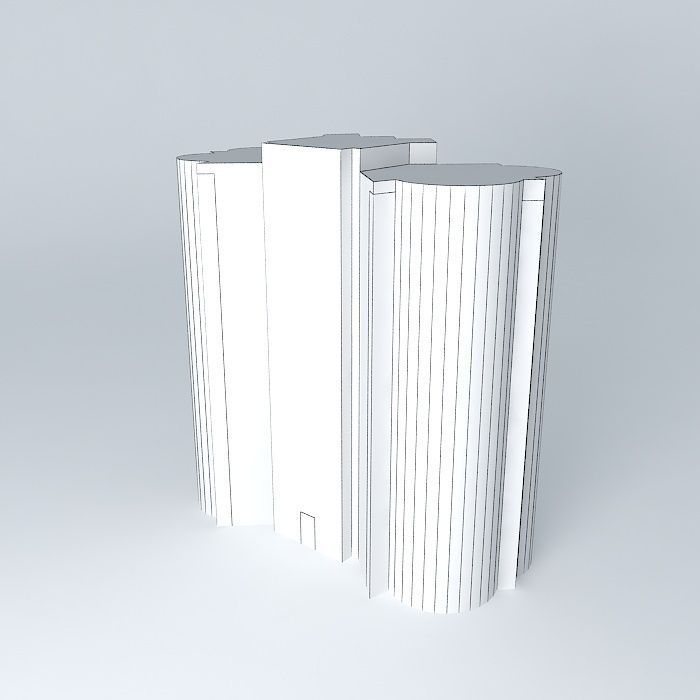 Amado Clinic Torre Consulta Free 3D model_4