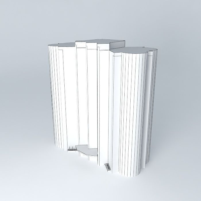 Amado Clinic Torre Consulta Free 3D model_3