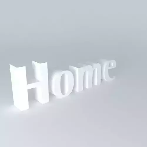 Home letter f