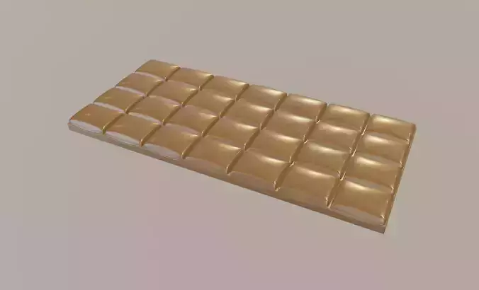 Chocolate bar 3D model