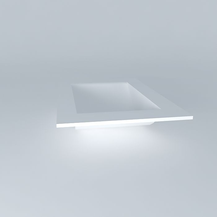 80 cm basin design Free 3D model_2