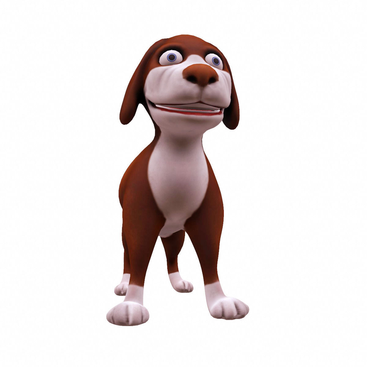 Cartoon Dog 3D model_4