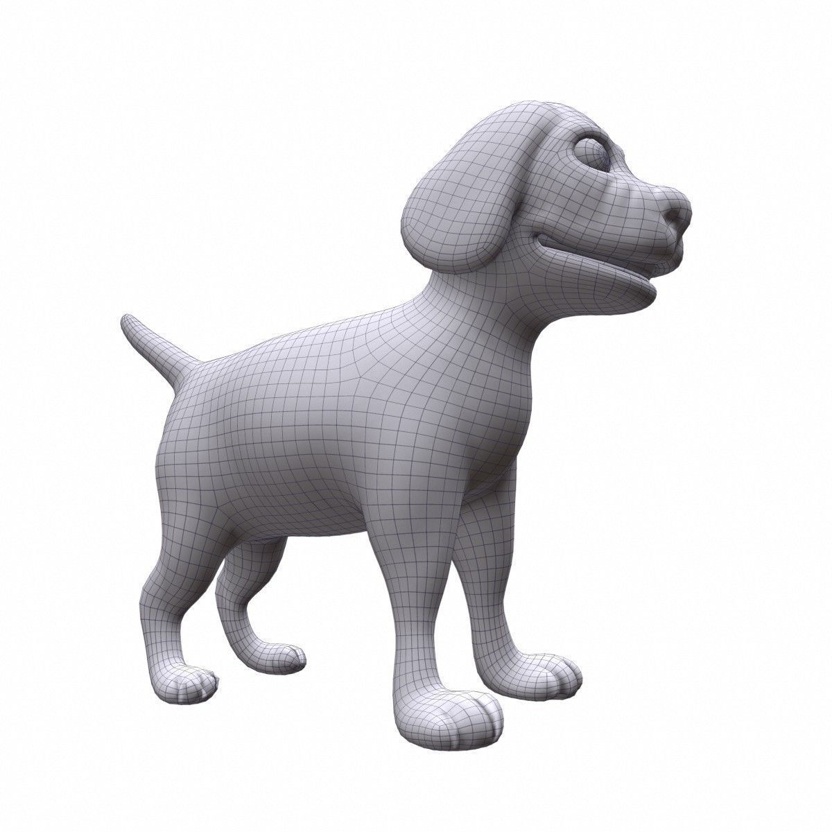 Cartoon Dog 3D model_6