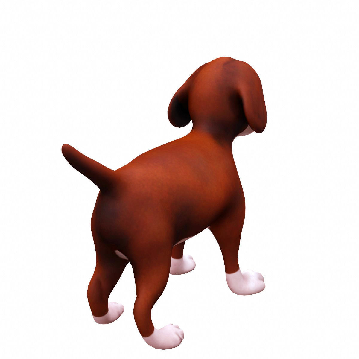 Cartoon Dog 3D model_3