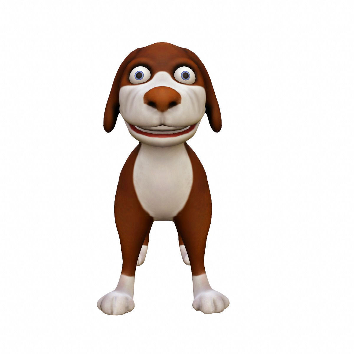 Cartoon Dog 3D model_1