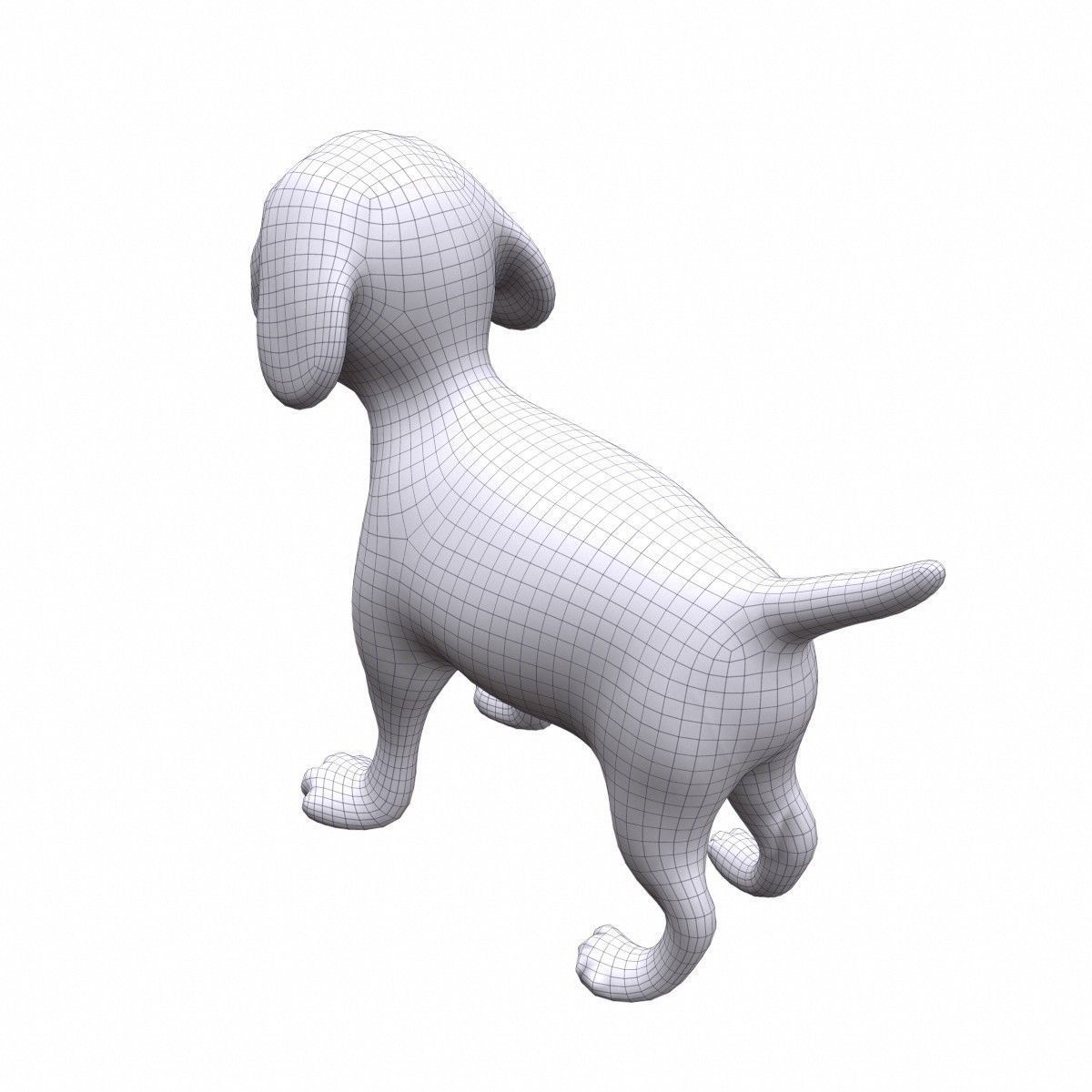 Cartoon Dog 3D model_8