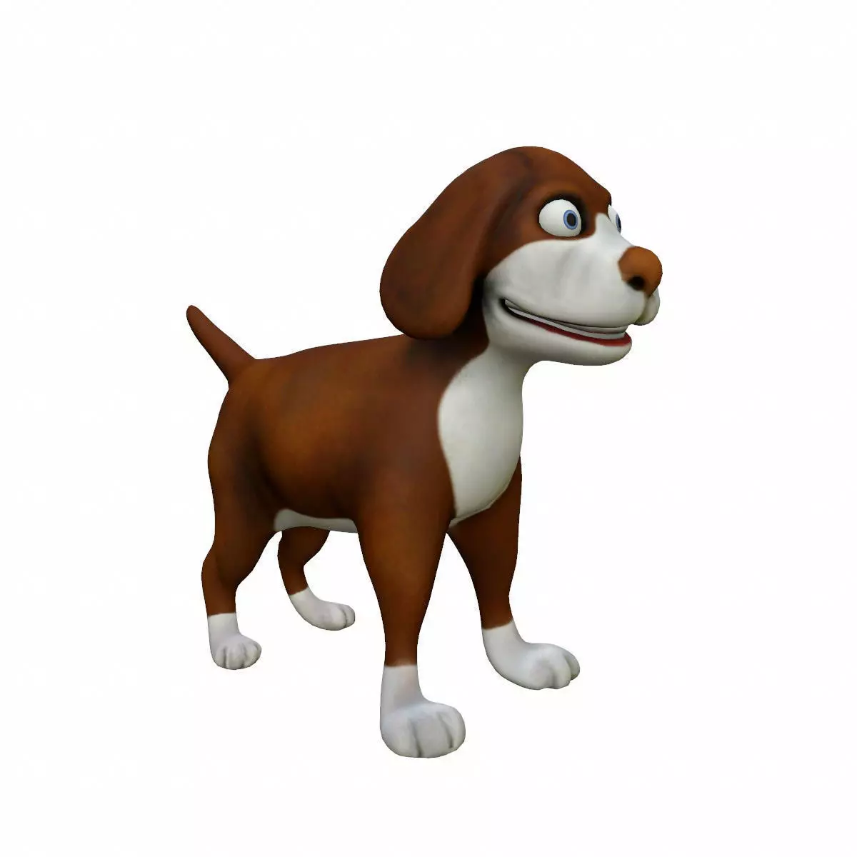 Cartoon Dog 3D model_0