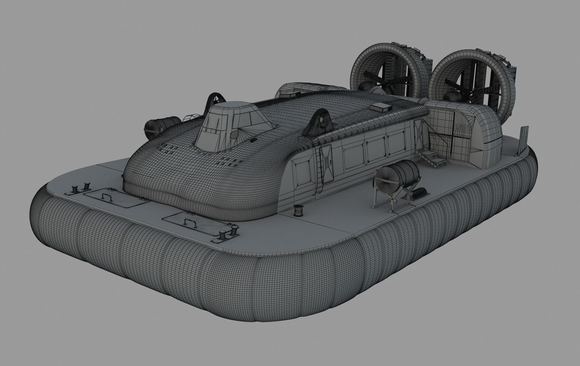 Hovercraft Griffon 12000TD 3D model_5