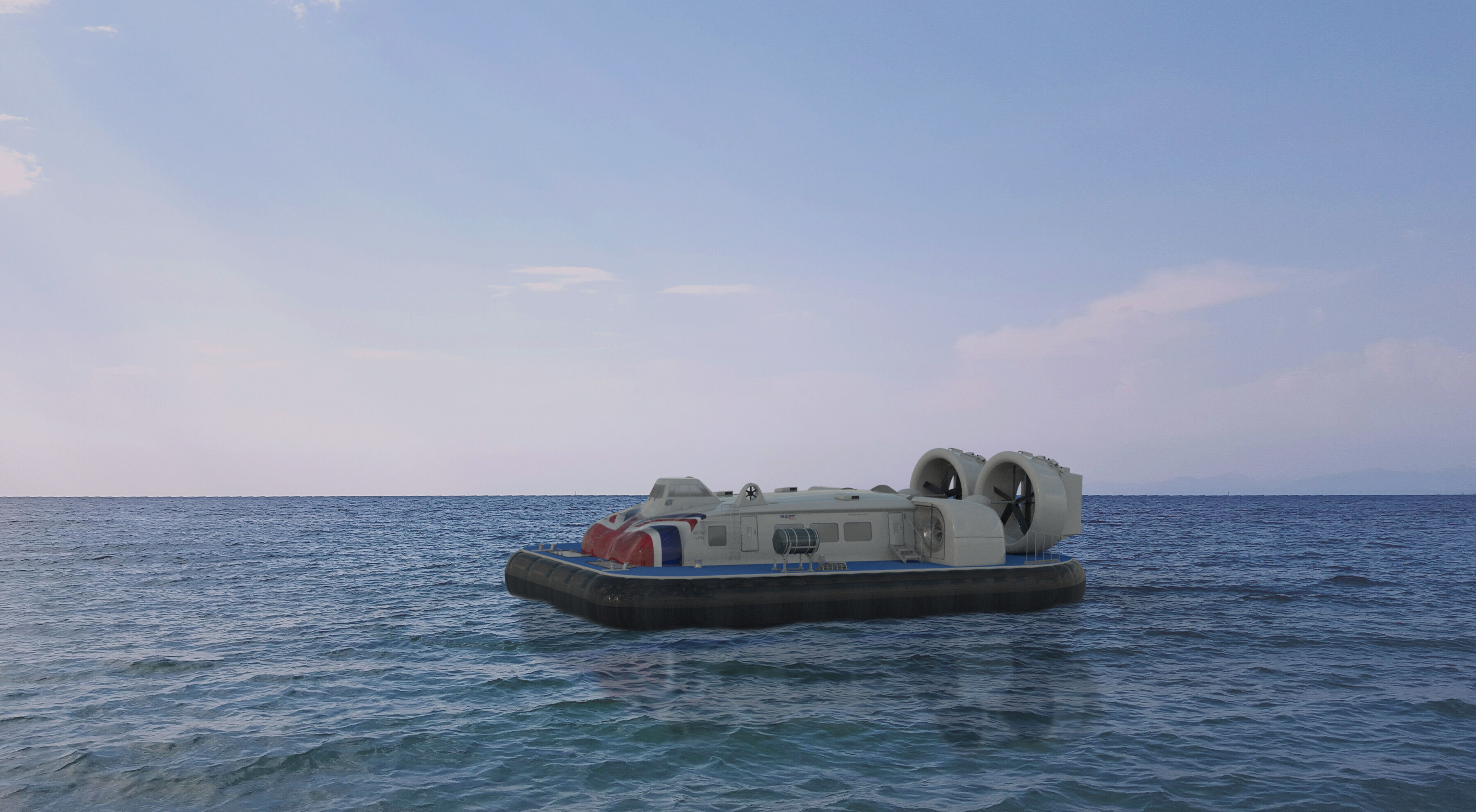 Hovercraft Griffon 12000TD 3D model_4