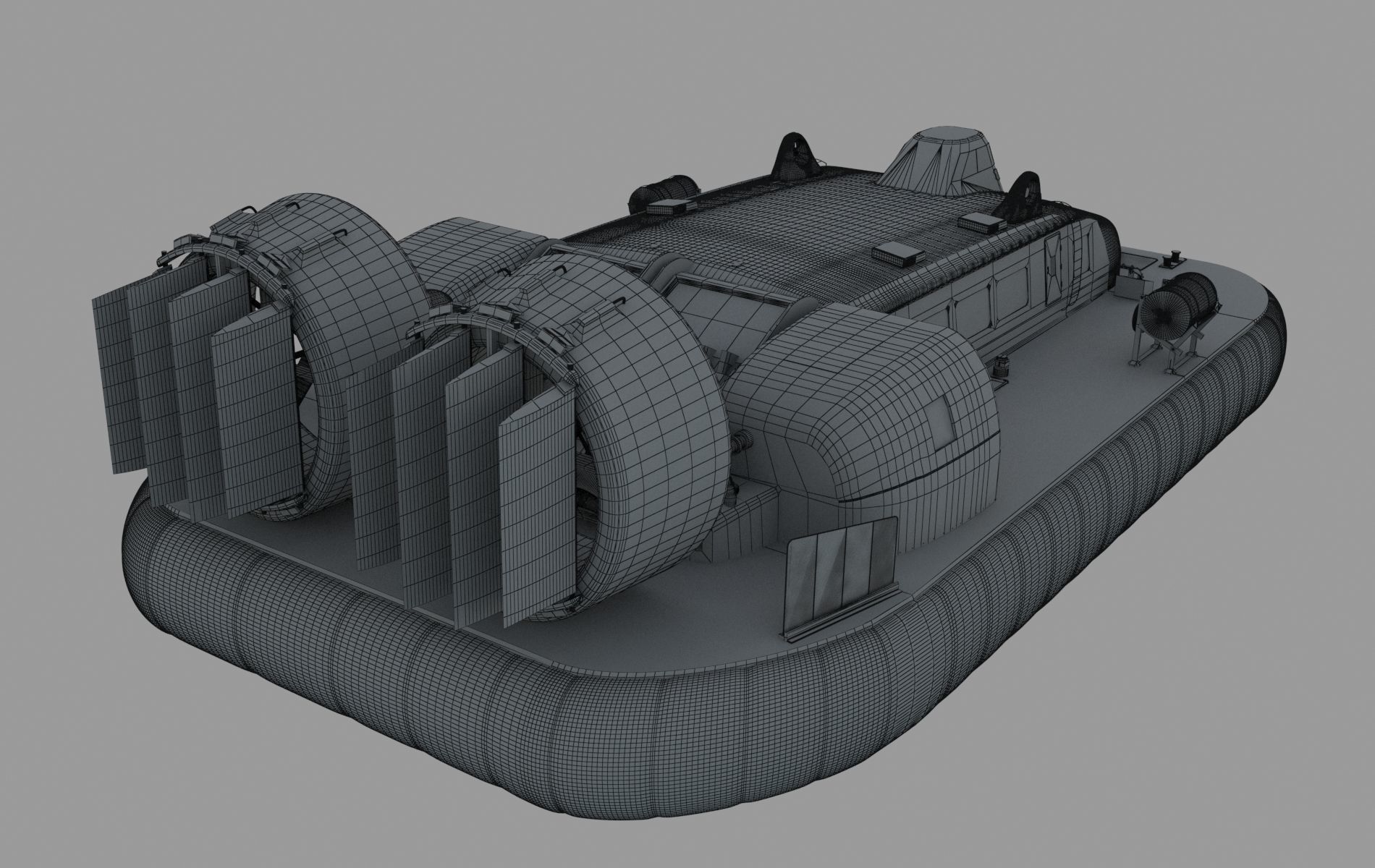 Hovercraft Griffon 12000TD 3D model_7