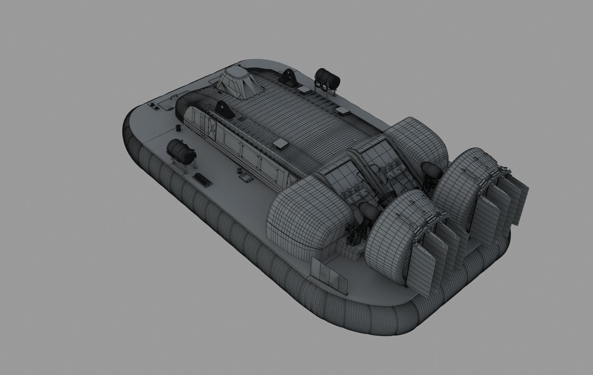 Hovercraft Griffon 12000TD 3D model_8
