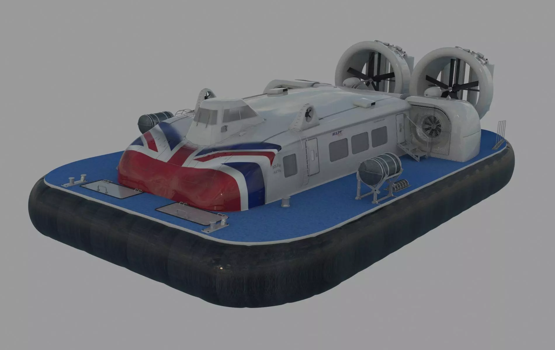 Hovercraft Griffon 12000TD 3D model_0