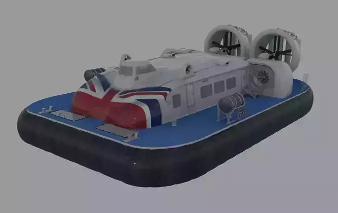 Hovercraft Griffon 12000TD 3D model