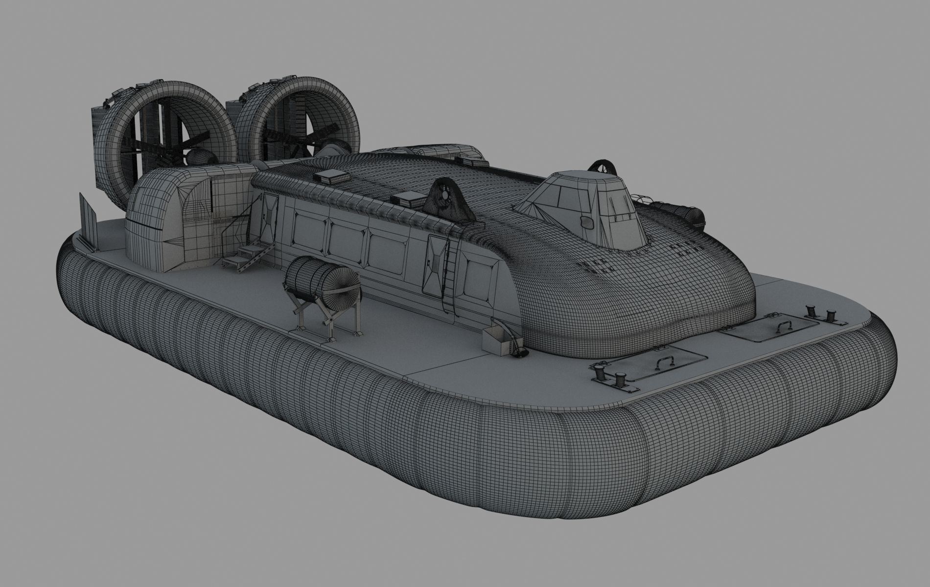 Hovercraft Griffon 12000TD 3D model_6