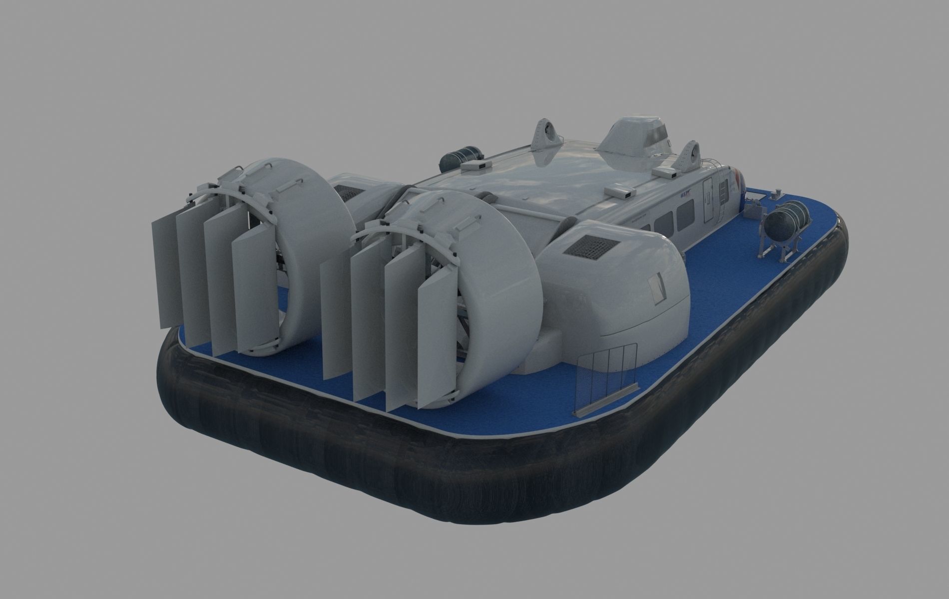 Hovercraft Griffon 12000TD 3D model_2