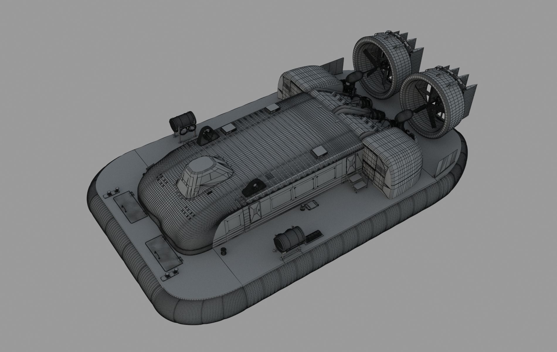 Hovercraft Griffon 12000TD 3D model_9