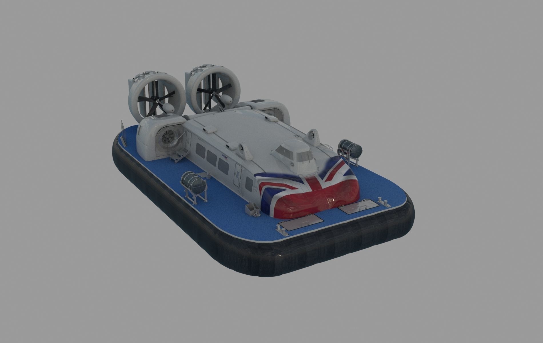 Hovercraft Griffon 12000TD 3D model_1