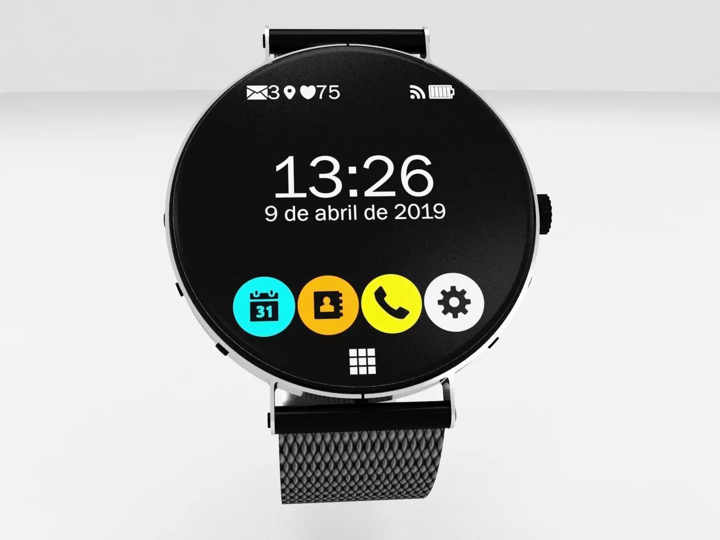 Smartwatch M01 3D model