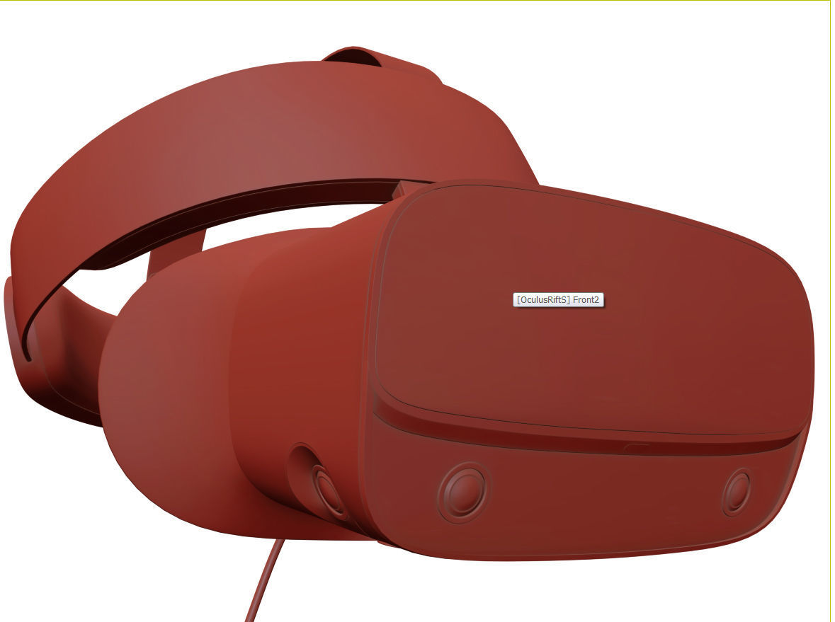 Oculus Rift S VR Headset  3D model_15