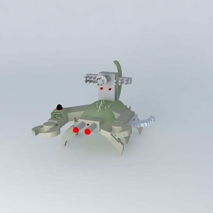 robot scorpion Free 3D model_1