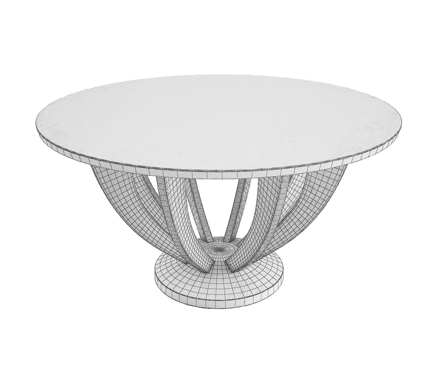 Dinning table 4 3D model_2
