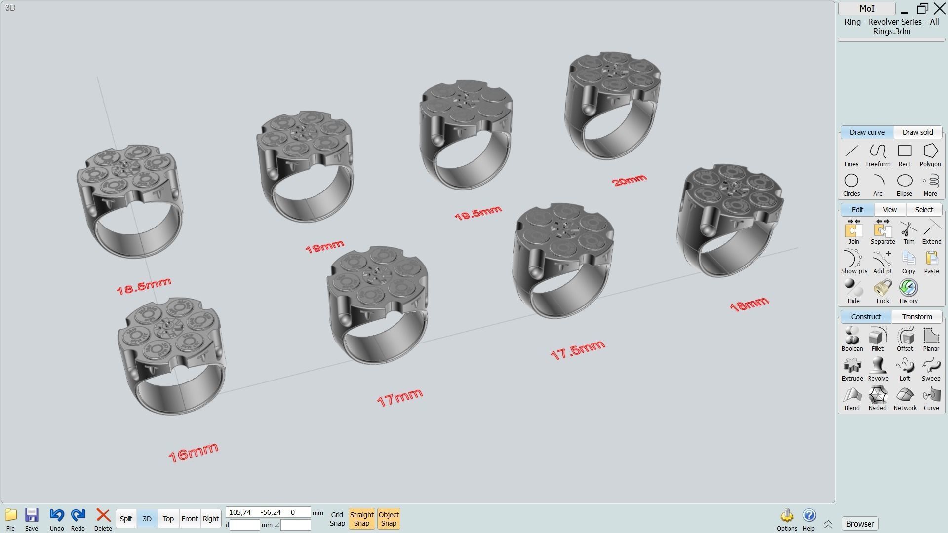 Revlover Series - No 002 3D Print Model 3D print model_6