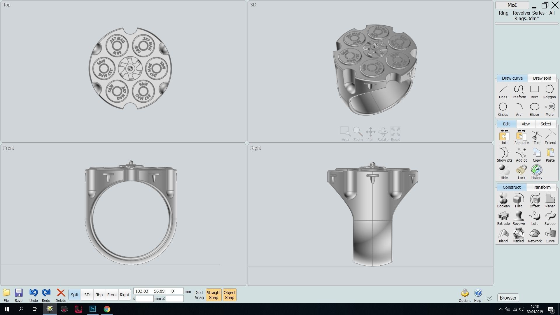 Revlover Series - No 002 3D Print Model 3D print model_7