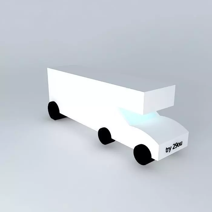 truck toy Free 3D model