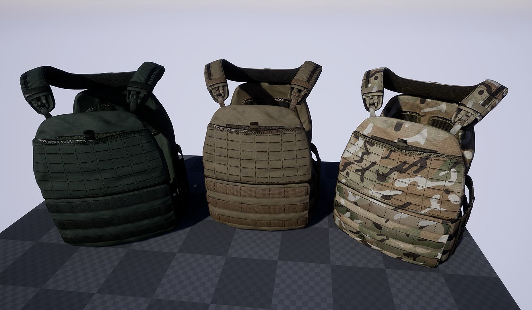 TAC-TEC Vest Low-poly 3D model_19