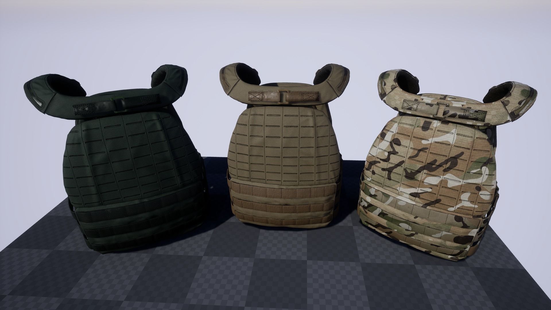 TAC-TEC Vest Low-poly 3D model_20