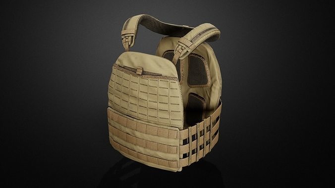 TAC-TEC Vest Low-poly 3D model
