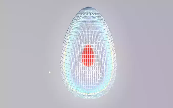 Abstract egg 3D model