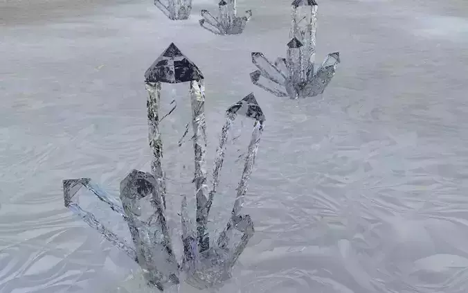 Map of minerals 3D model