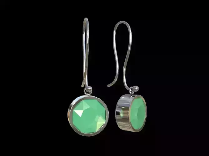 Gemstone earrings