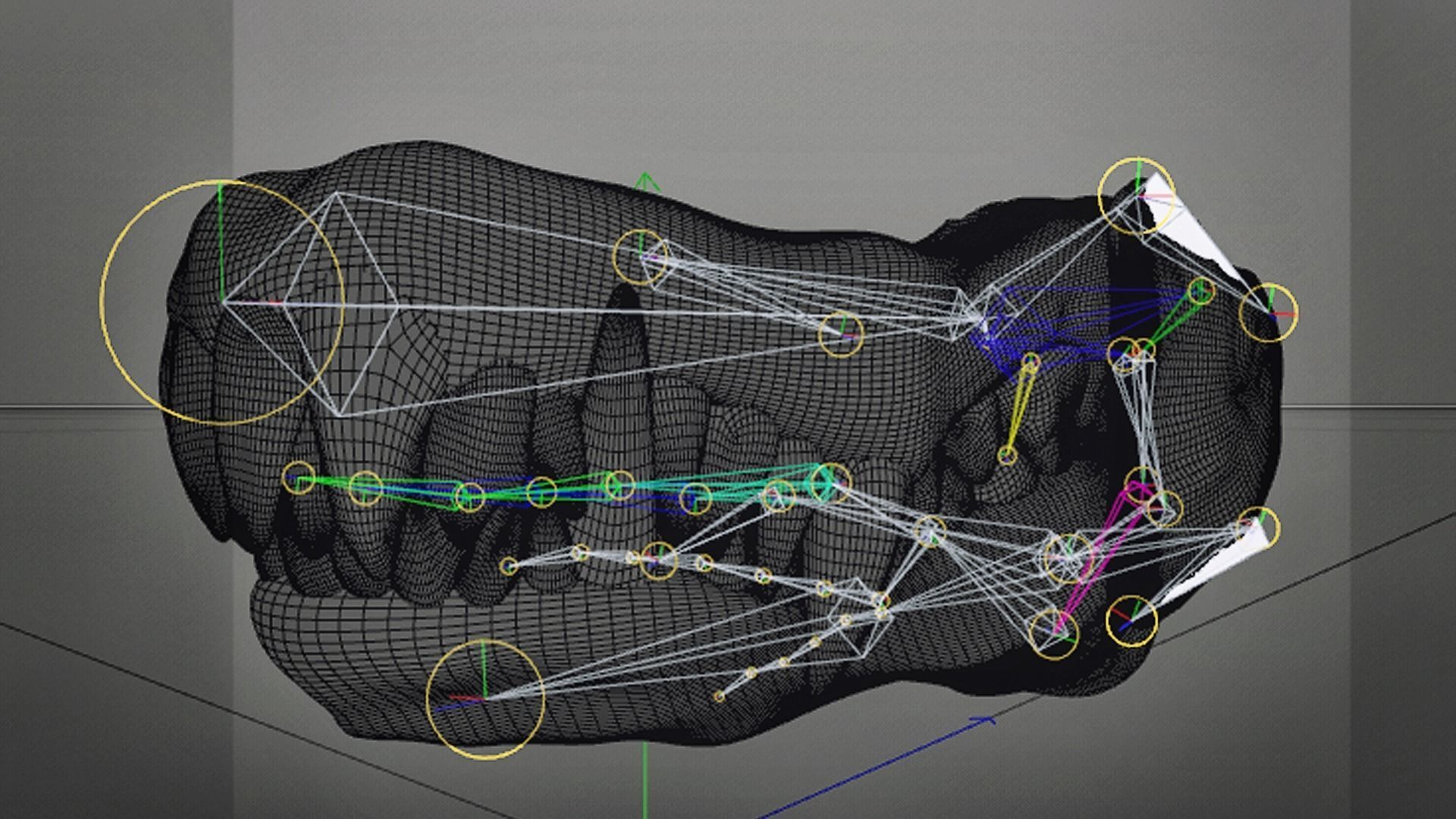 Dragon Teeth-Mouth Low-poly 3D model_13