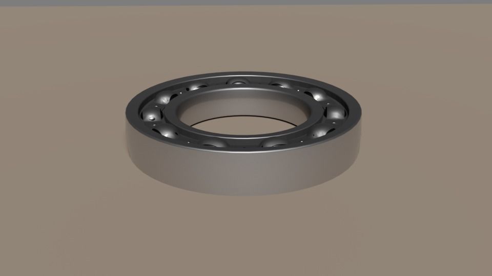 Ball bearing 3D model_2