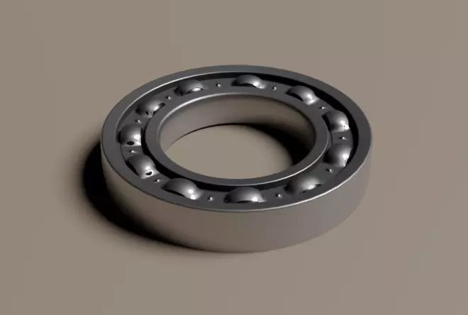 Ball bearing 3D model_0