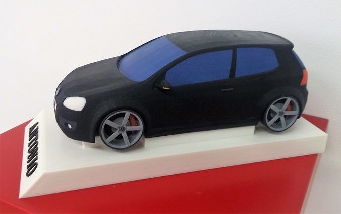 Volkswagen golf V 3D print model