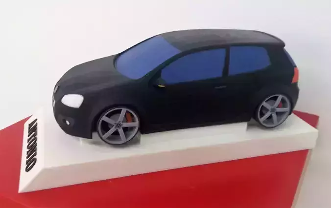 Volkswagen golf V 3D print model