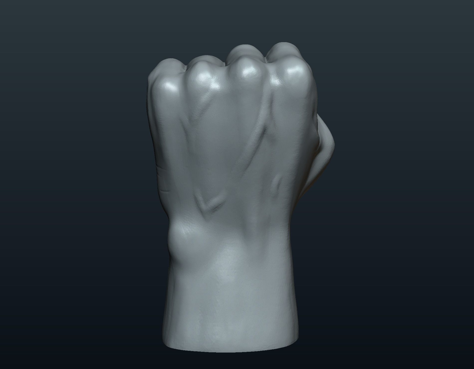 Fist Hand 3D print model_10