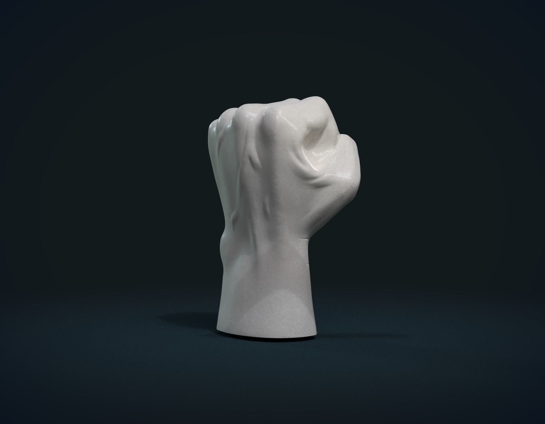 Fist Hand 3D print model_5