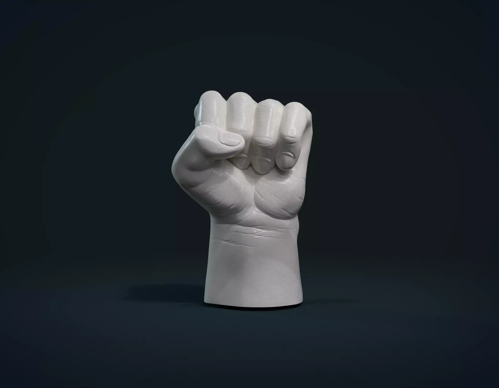 Fist Hand 3D print model_0