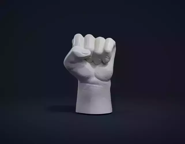 Fist Hand 3D print model